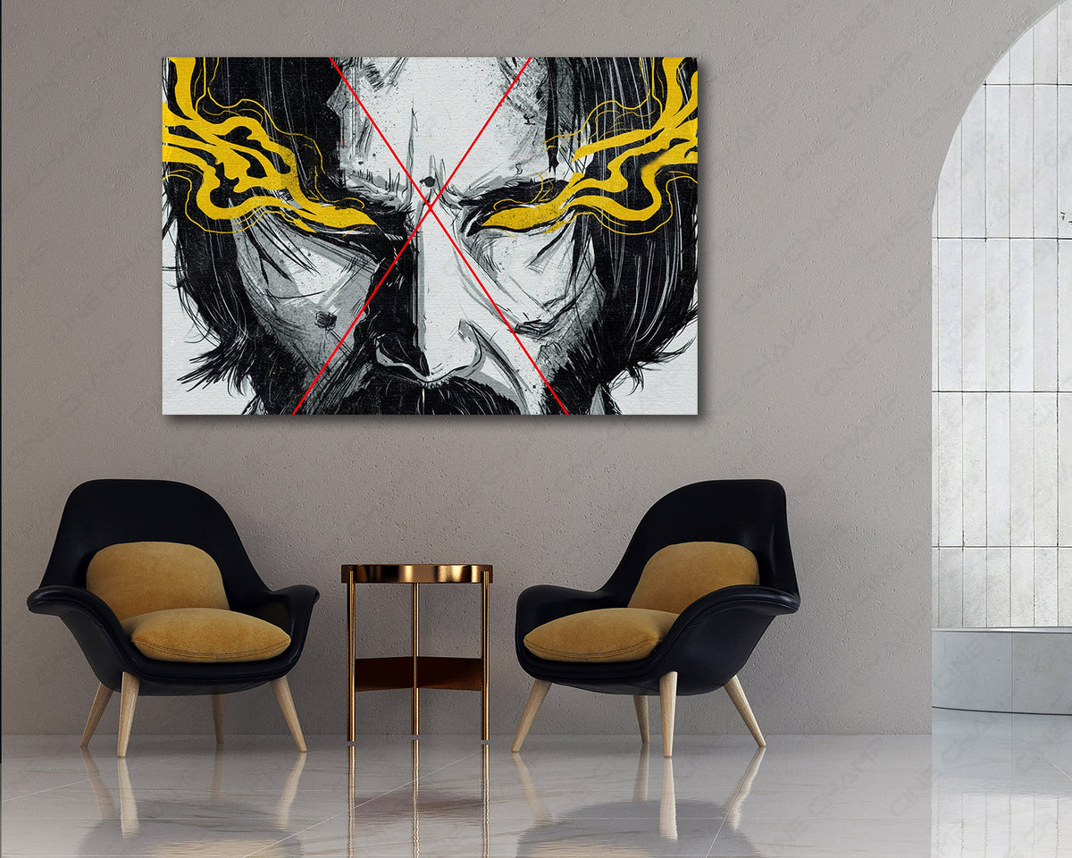 Keanu Reeves modern cinematic canvas