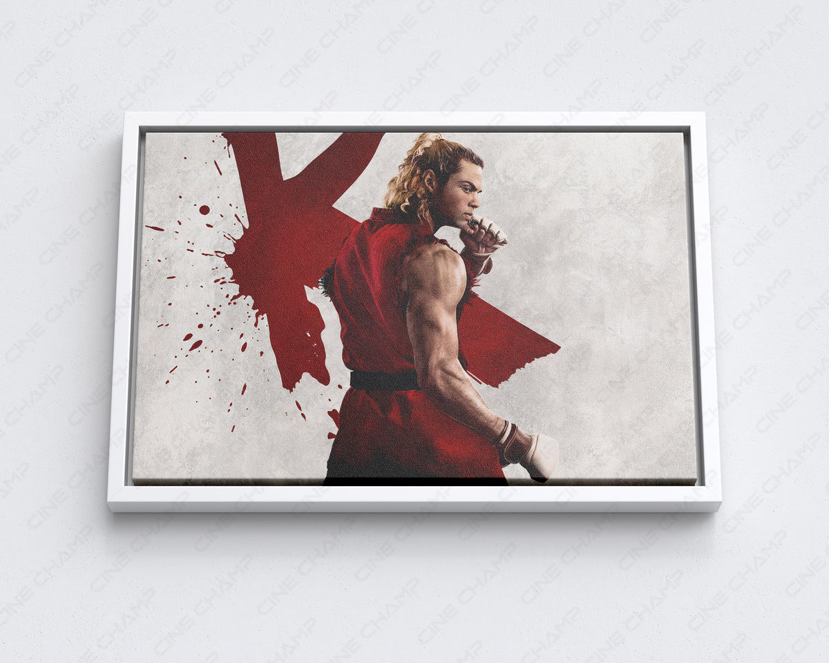 Ken Fighting Game Inspired Wall Decor