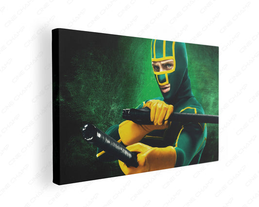 Kick-Ass 2 Canvas Print gallery wrap featuring bold superhero movie artwork, perfect for modern home theater and living room wall décor.
