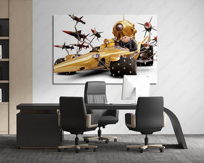 Kids room Despicable Me wall art