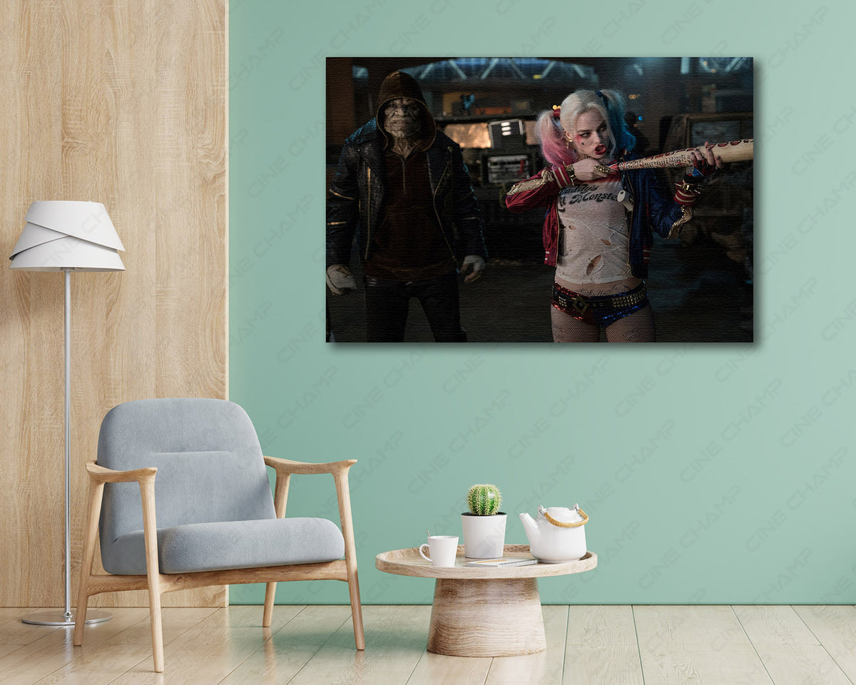 Killer Croc Villain Movie Canvas