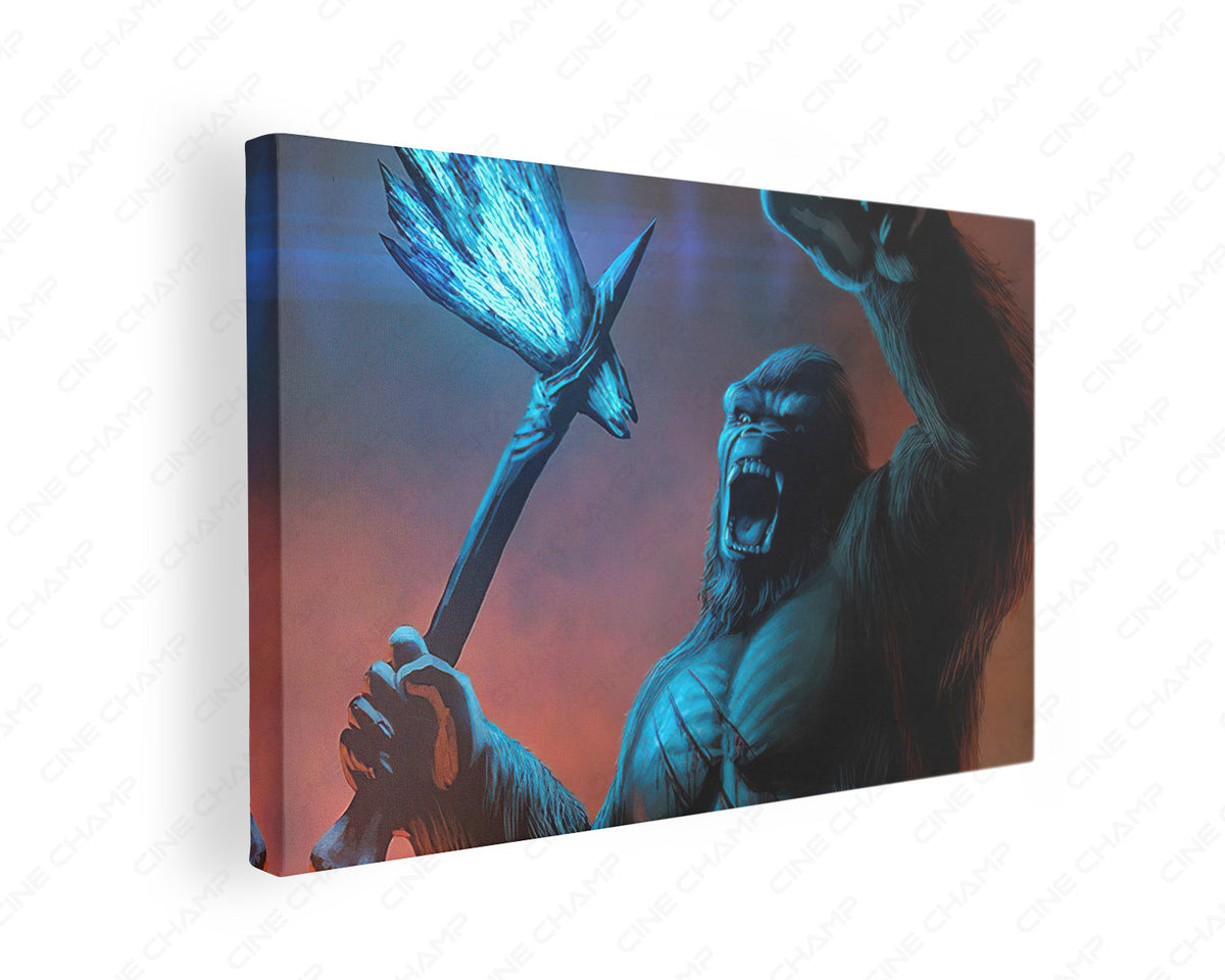 King Kong Monster Verse Canvas Wall Art