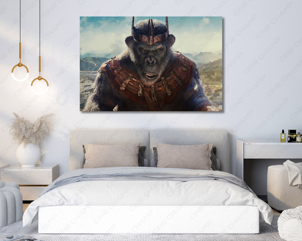 Kingdom Apes Cinematic Canvas Print