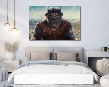 Kingdom Apes Cinematic Canvas Print