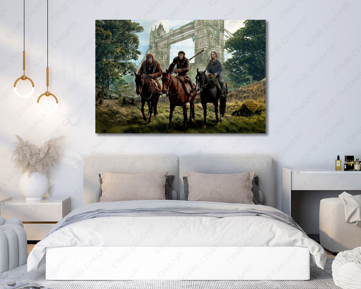 Kingdom Of The Apes Bedroom Canvas Print