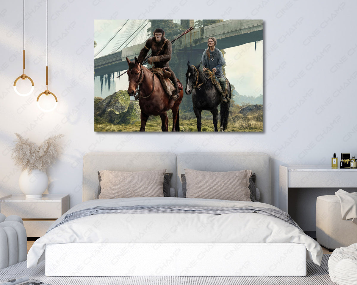 Kingdom Of The Apes Gaming Room Canvas