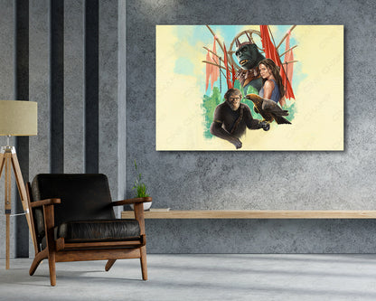Kingdom Of The Apes Movie Canvas Print