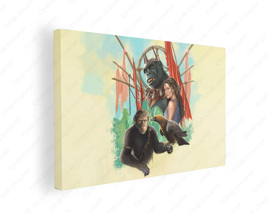 Kingdom Of The Planet Of The Apes Oil Painting Canvas