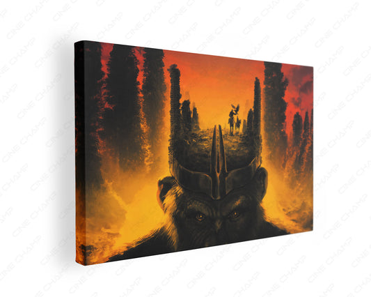 Kingdom Of The Planet Of The Apes cinematic canvas wall decor