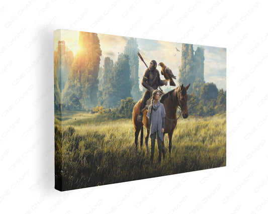 Kingdom Of The Planet Of The Apes movie canvas wall art