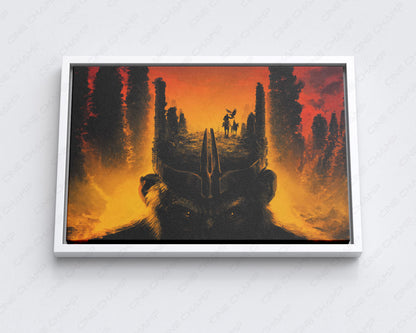 Kingdom Of The Planet Of The Apes sci fi wall print