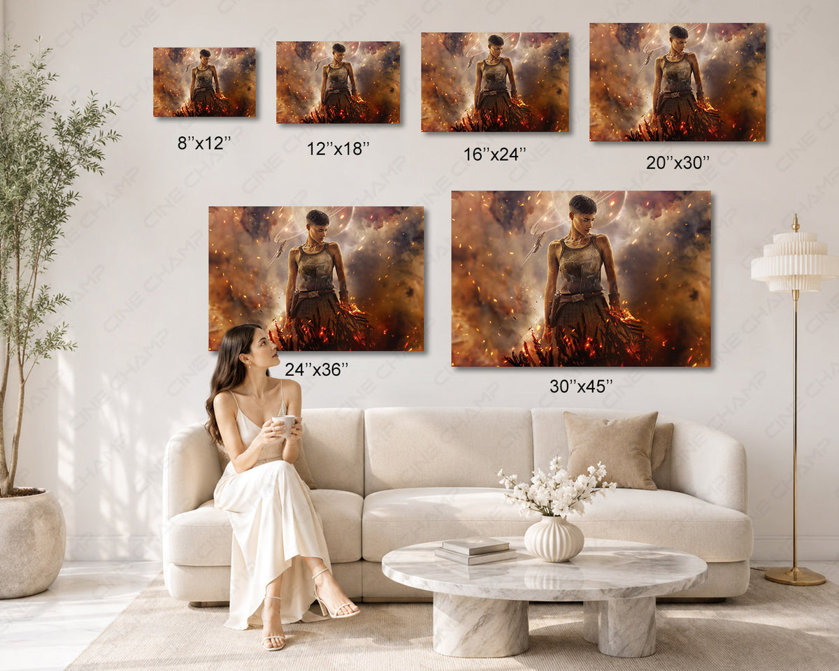 Kora Rebel Moon Movie Poster Canvas