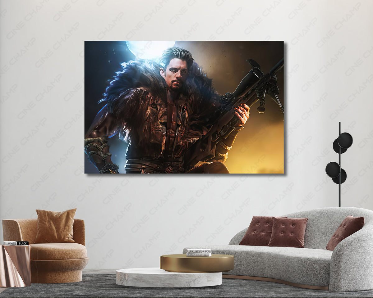 Kraven the Hunter collector wall art