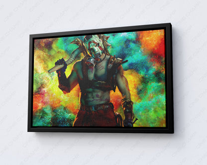 Krieg canvas for gaming room