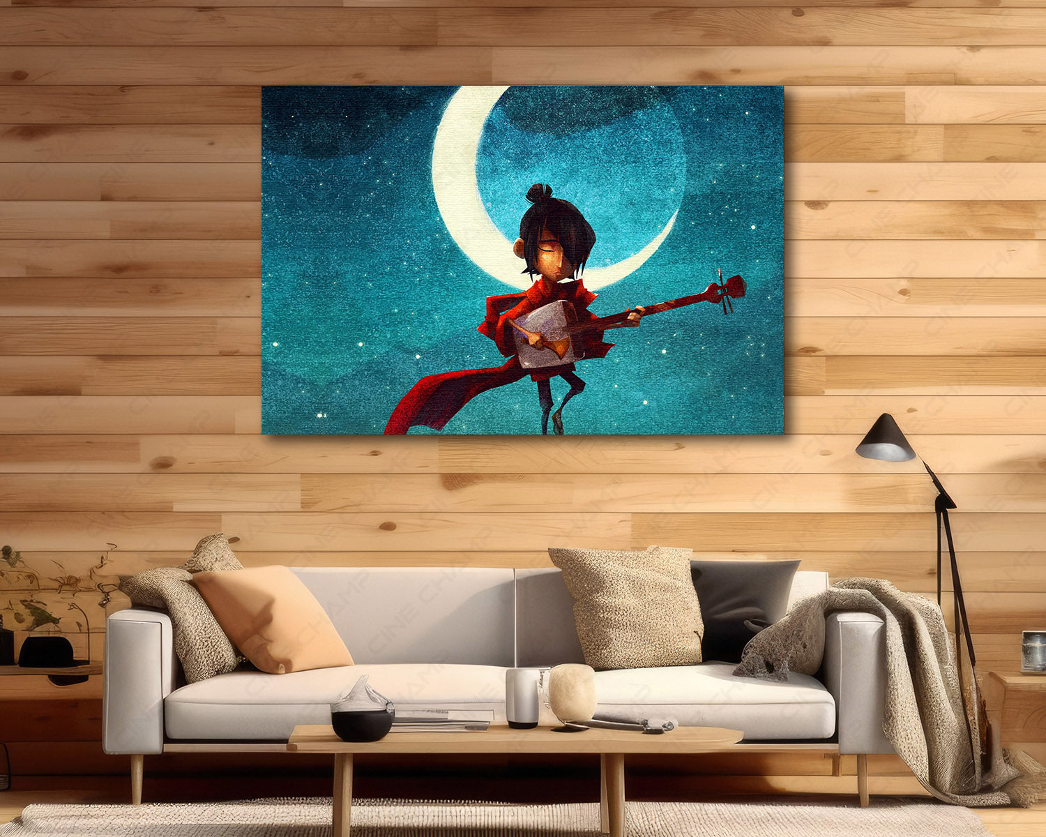 Fantasy movie inspired Kubo and the Two Strings canvas artwork perfect for bedroom, office, and gaming room walls.