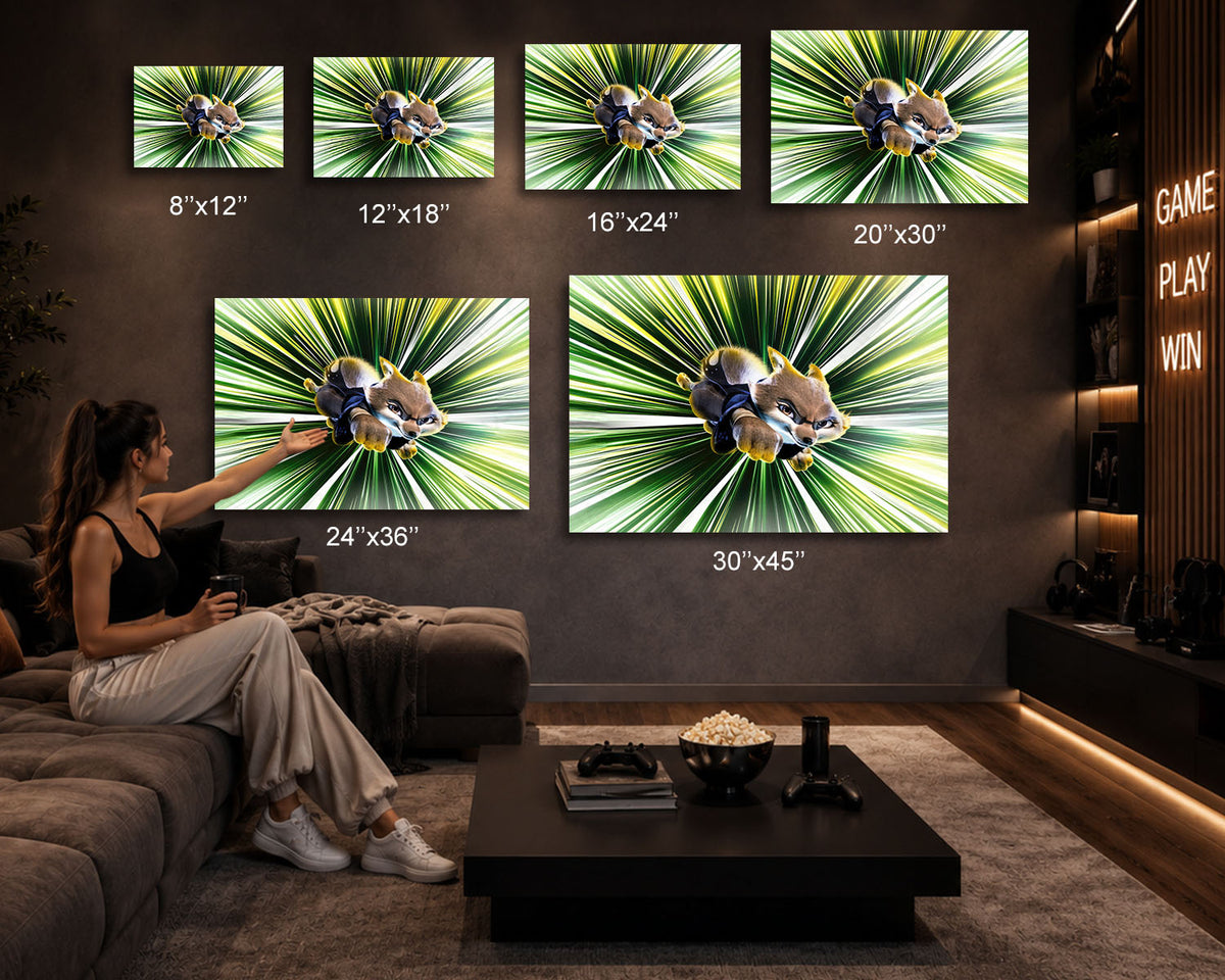 Kung Fu Panda 4 Zhen Wall Art