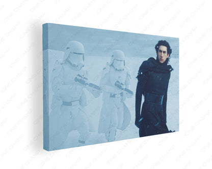 Kylo Ren and Snow Troopers Canvas Print