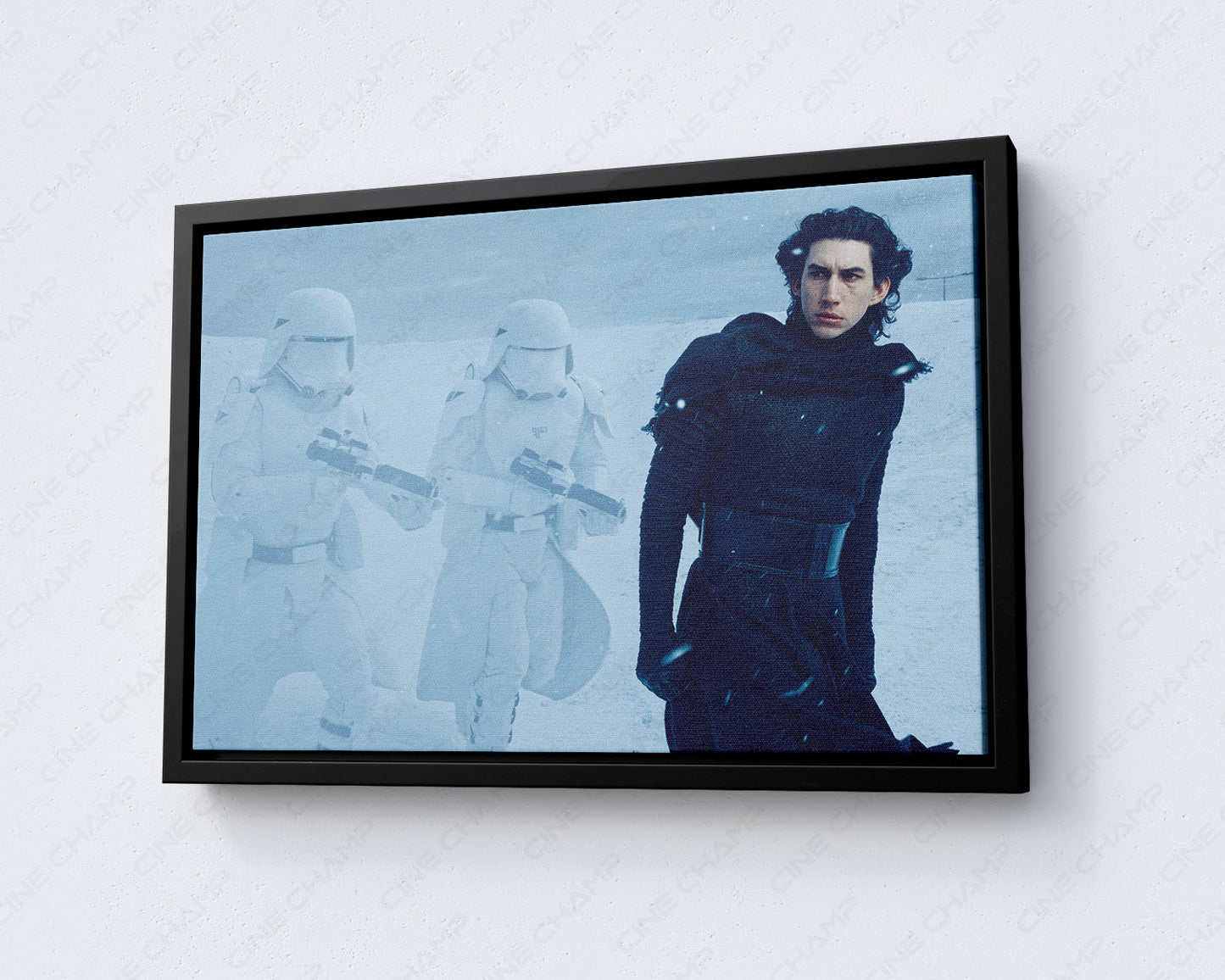 Kylo Ren and Snow Troopers Canvas Print