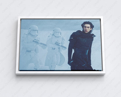 Kylo Ren and Snow Troopers Canvas Print
