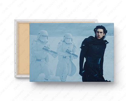 Kylo Ren and Snow Troopers Canvas Print