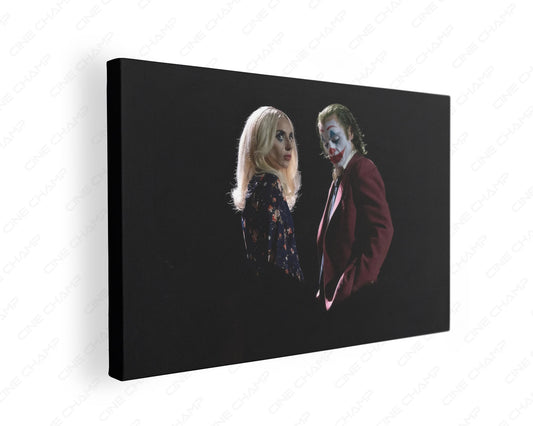 Lady Gaga And Joaquin Phoenix Canvas Wall Art