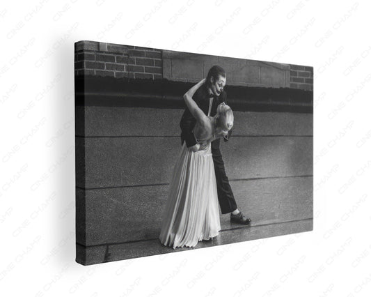 Lady Gaga And Joaquin Phoenix Dancing Canvas Wall Art