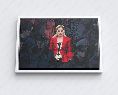 Lady Gaga Joker Movie Poster Canvas