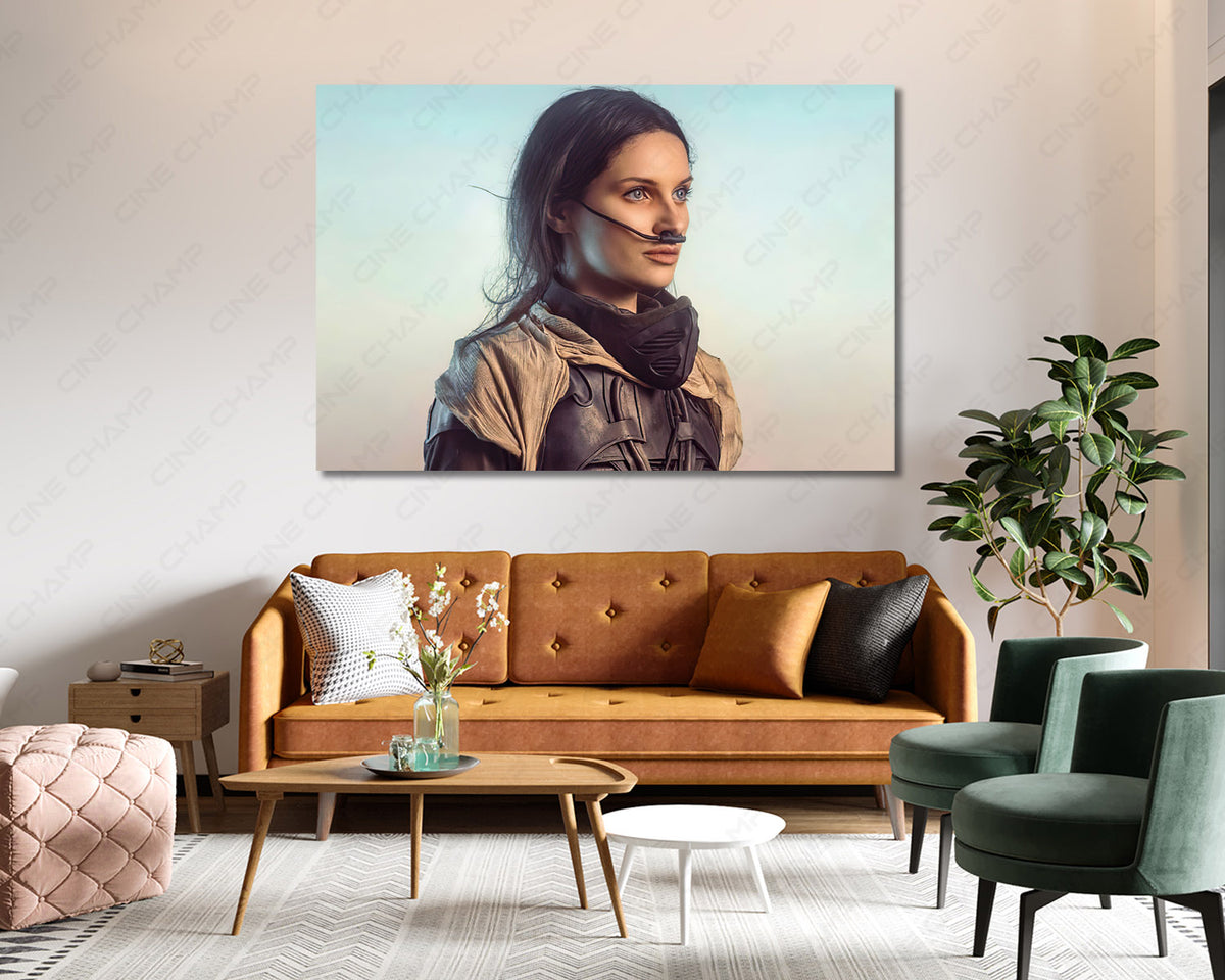 Lady Jessica Sci Fi Canvas Artwork