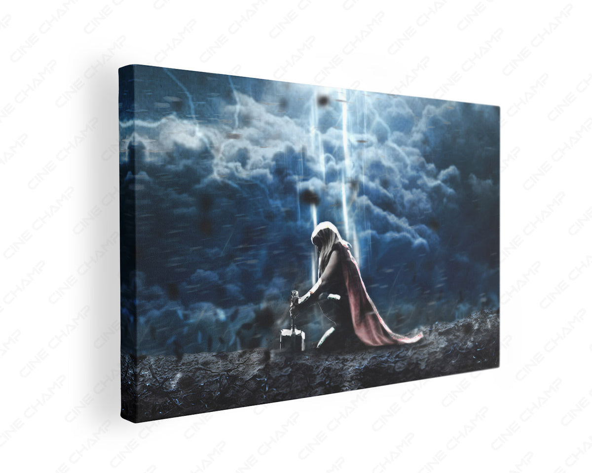 Lady Thor Love And Thunder Canvas Wall Art