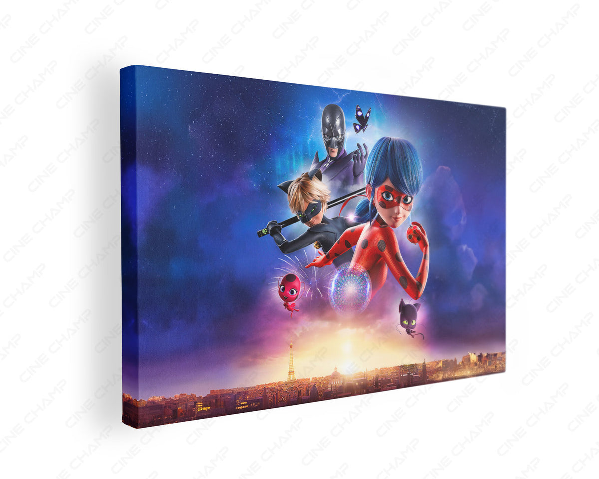 Ladybug And Cat Noir Canvas Wall Art
