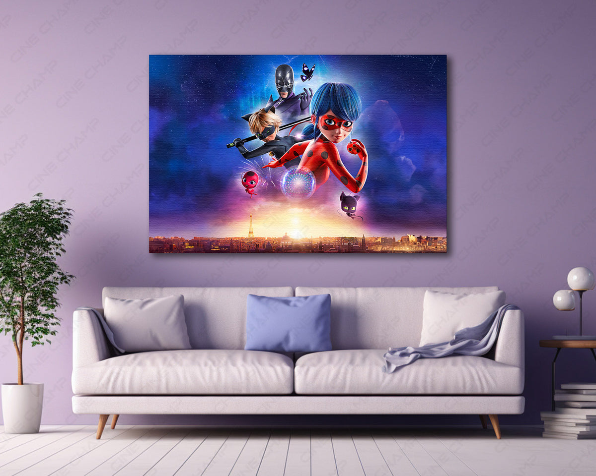 Ladybug Cat Noir Canvas Print
