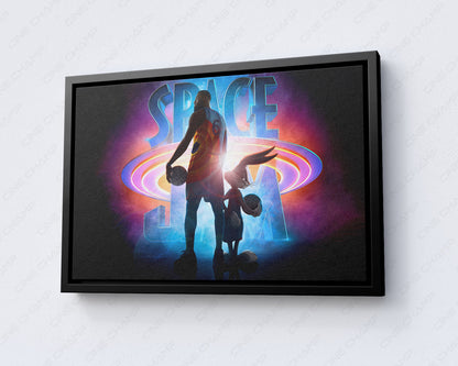 LeBron James Basketball Canvas Wall Art