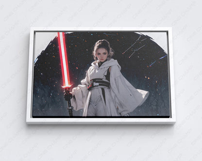 Leia Cinematic Movie Poster Canvas