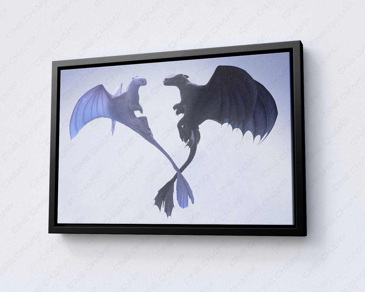 Light Fury Fantasy Canvas Artwork