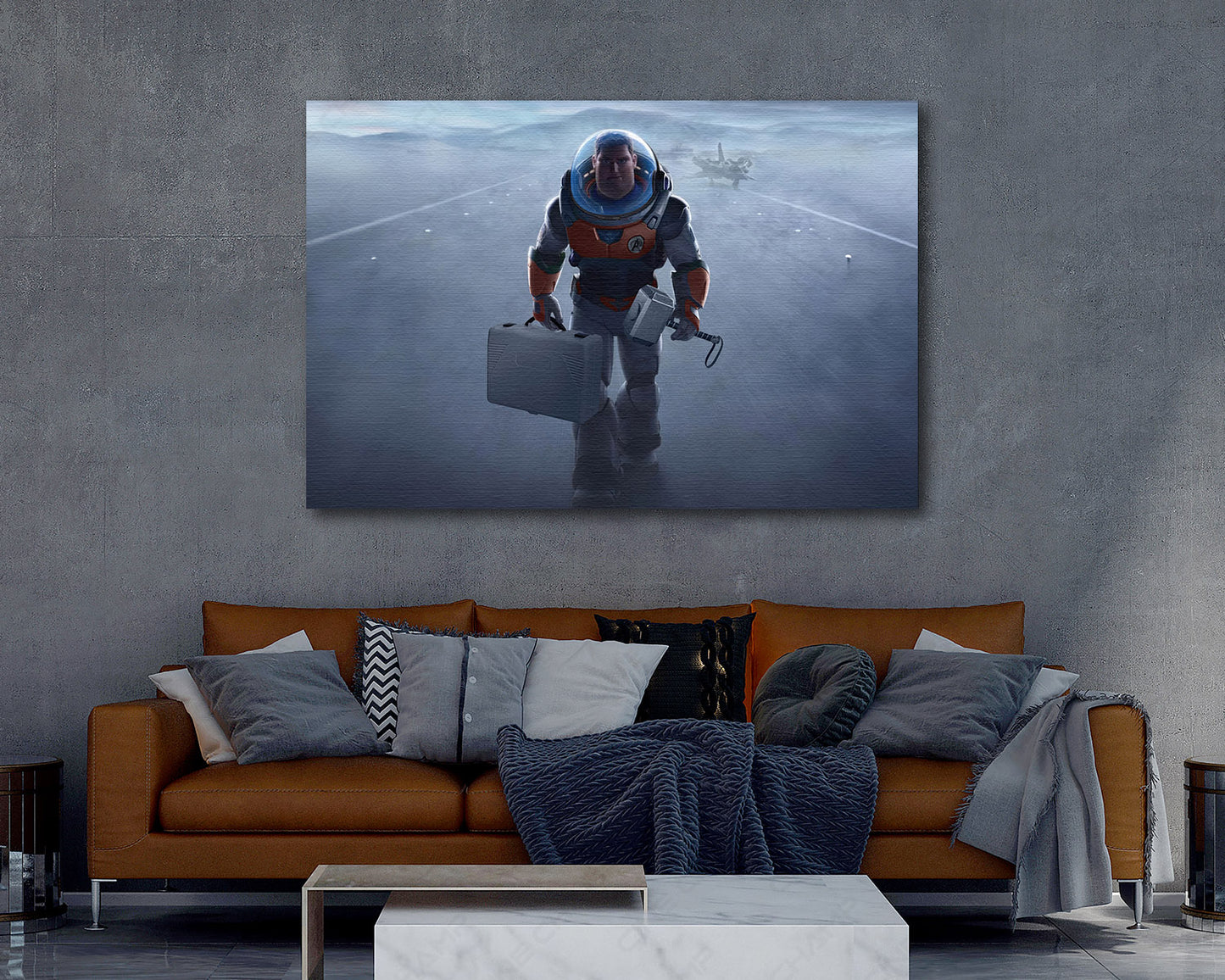 Buzz Lightyear Hammer of Heroism Canvas Print