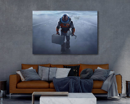 Buzz Lightyear Hammer of Heroism Canvas Print