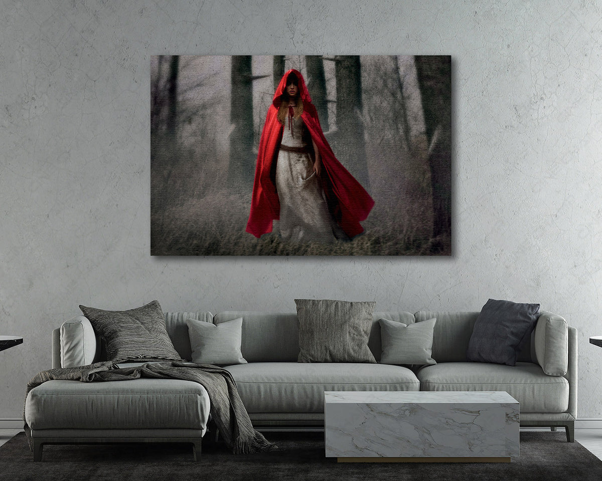 Little Red Riding Hood Fairy Tale Canvas