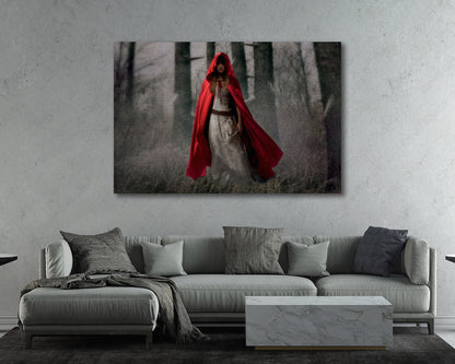Little Red Riding Hood Fairy Tale Canvas