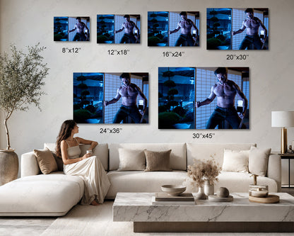 Logan Wolverine canvas wall decor