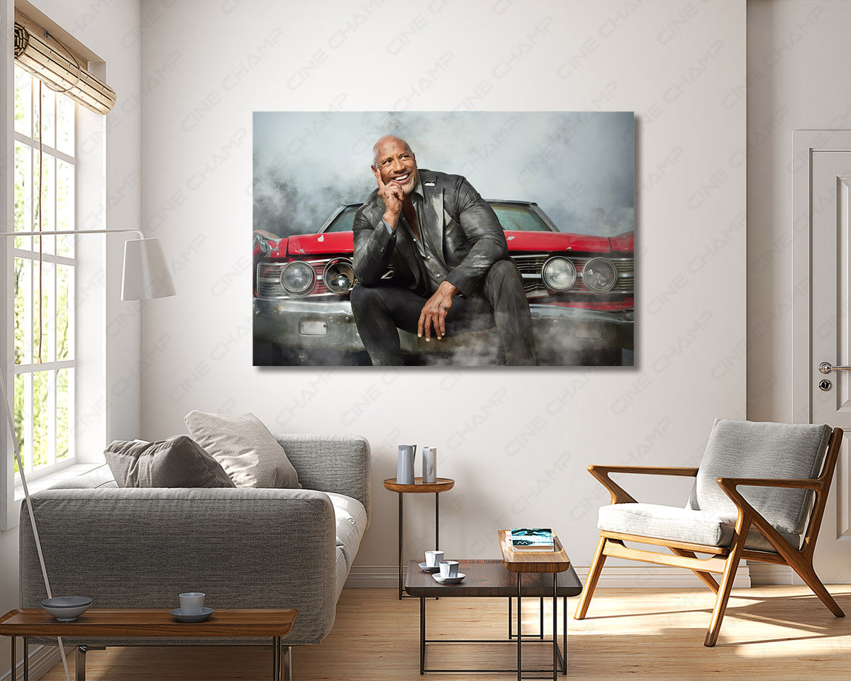 Luke Hobbs character canvas artwork
