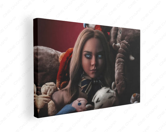 M3GAN AI Doll Horror Canvas Print