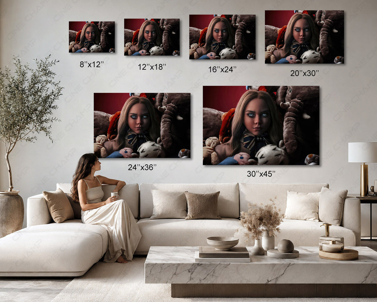 M3GAN Horror Movie Poster Canvas