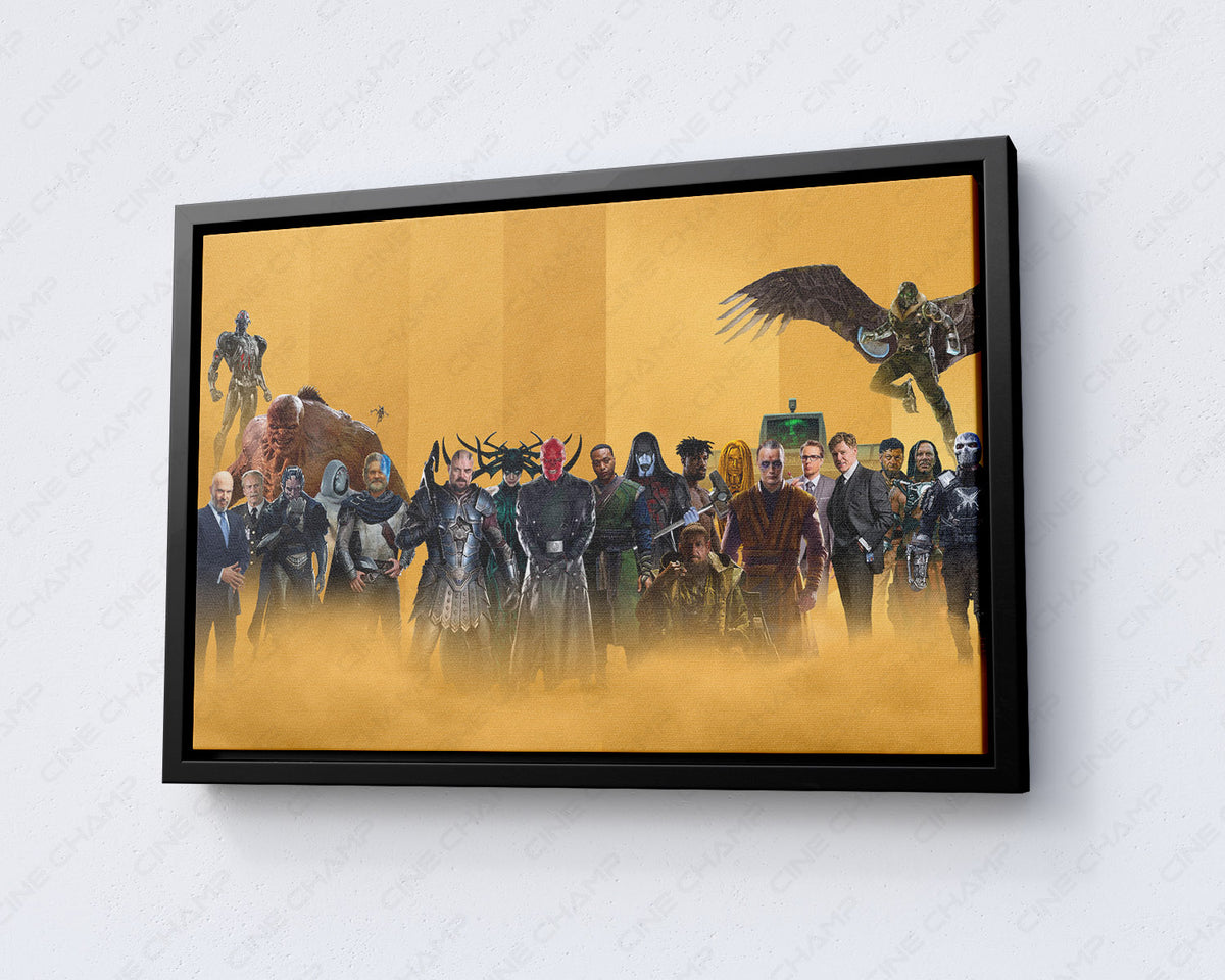 MCU Villains Cinematic Canvas Artwork