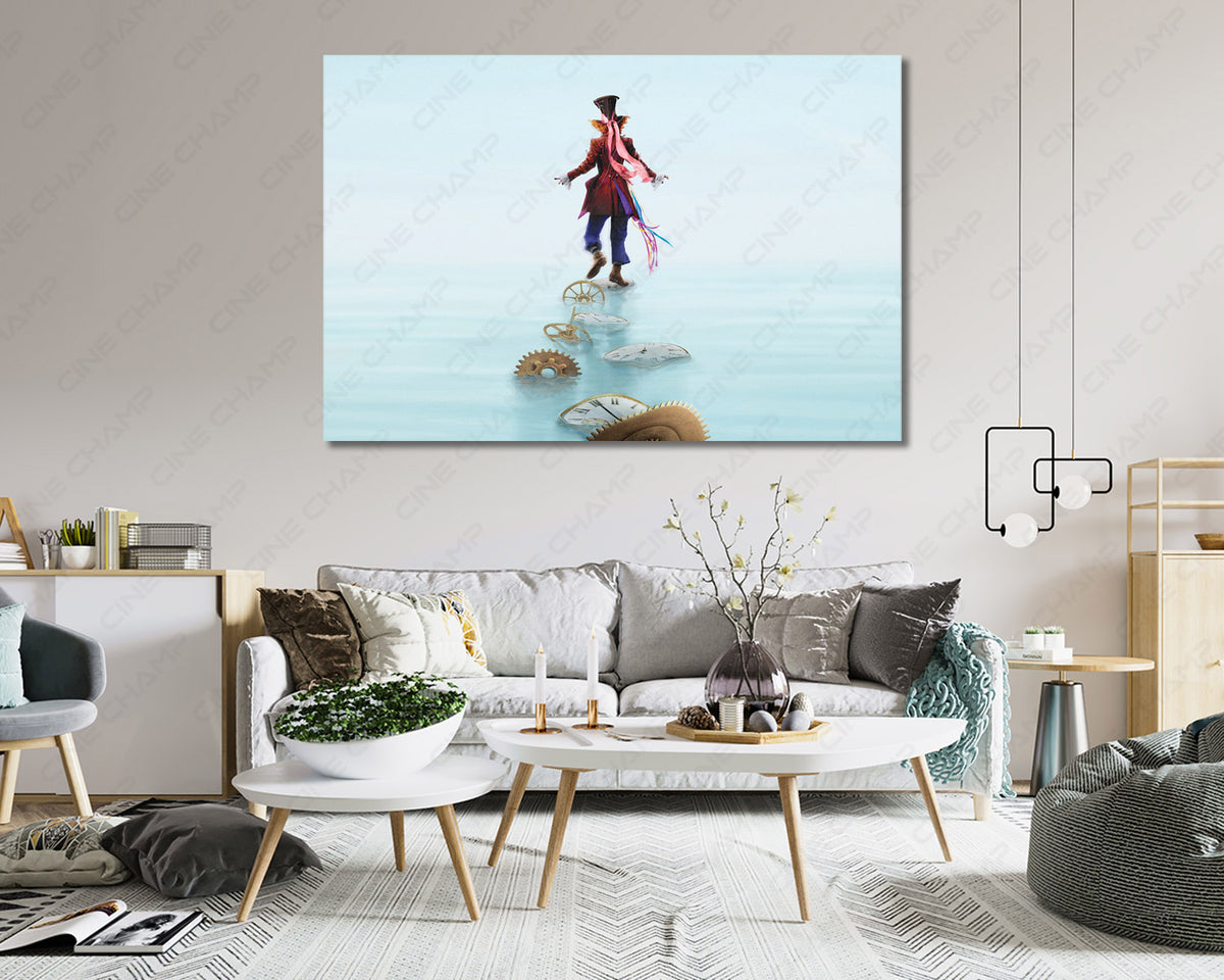 Mad Hatter Wonderland Movie Poster Canvas