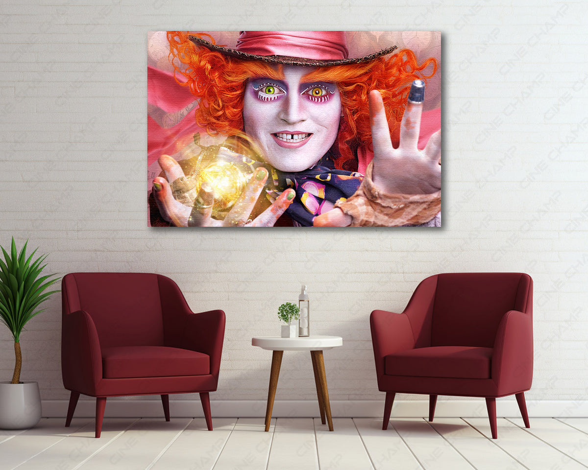 Mad Hatter Wonderland canvas artwork