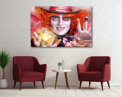 Mad Hatter Wonderland canvas artwork