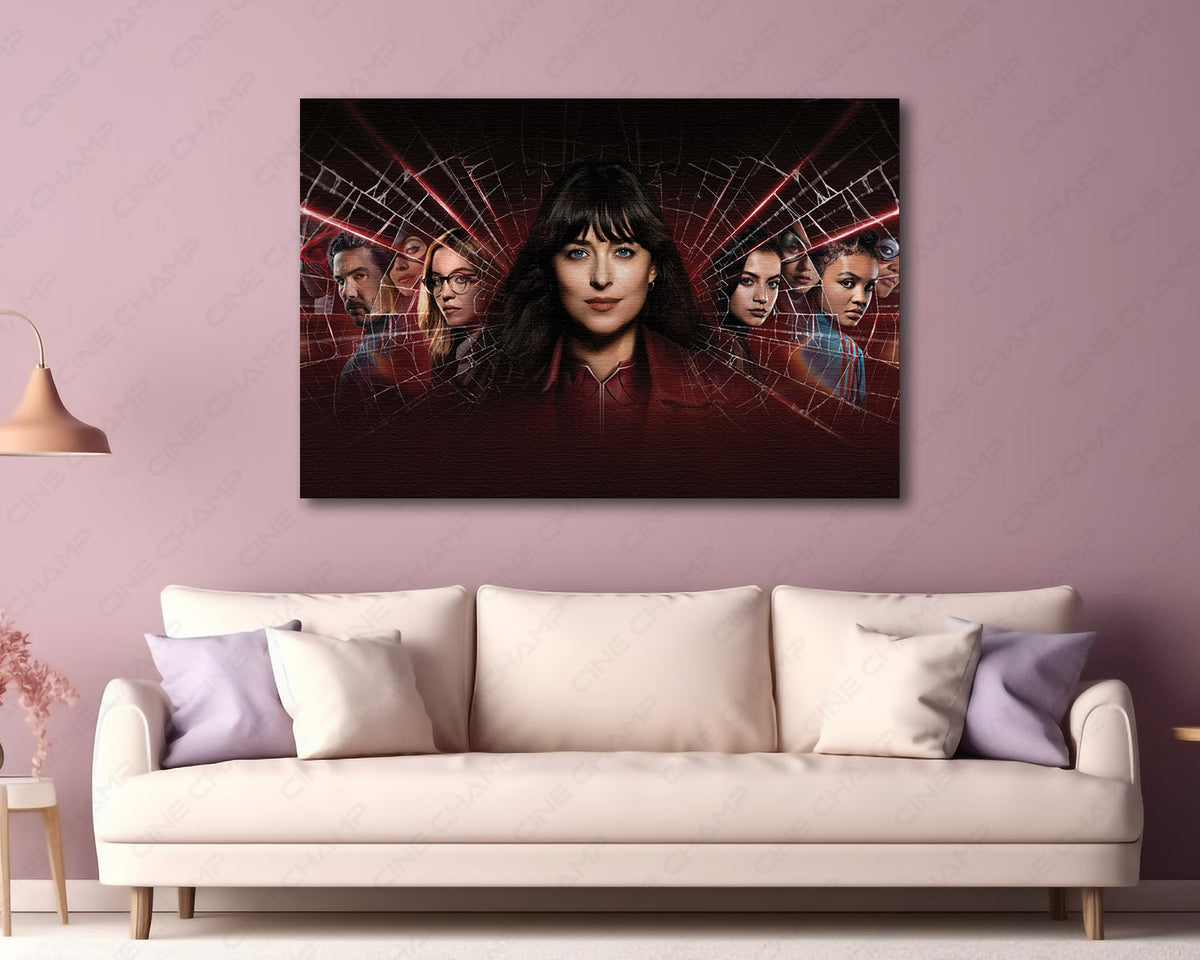 Madame Web Superhero Movie Canvas Print