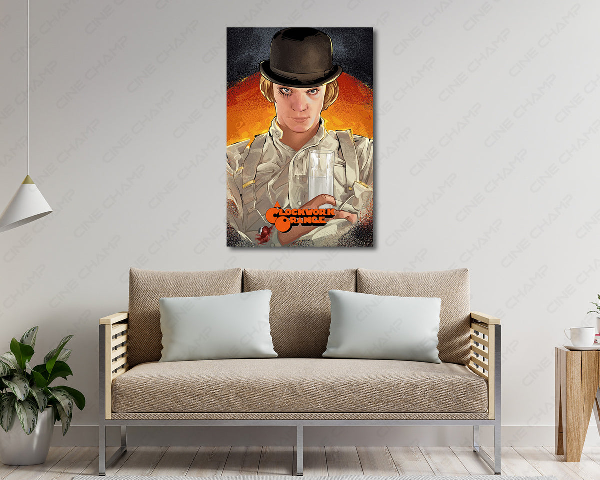 Malcolm McDowell Alex DeLarge Canvas Print