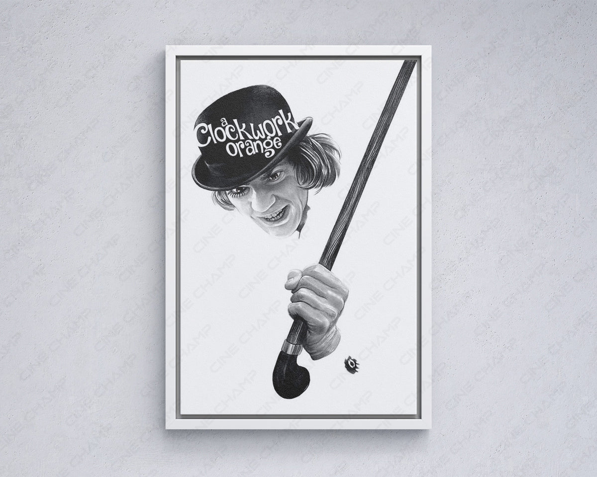 Malcolm McDowell Canvas Artwork