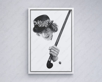 Malcolm McDowell Canvas Artwork